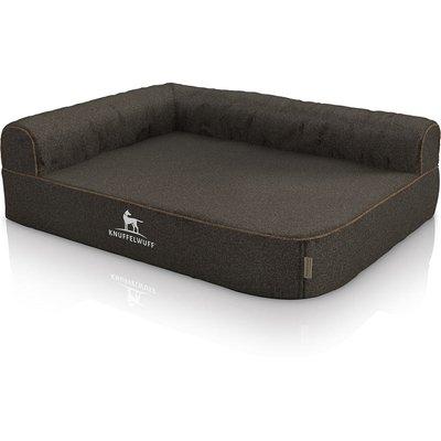 Knuffelwuff orthopädisches Eck Hundebett Marlie Links Schwarz Knuffelwuff orthopädisches Eck Hundebett Marlie Links Schwarz