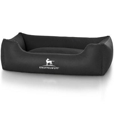 Knuffelwuff Kunstleder Hundebett Sidney schwarz Knuffelwuff Kunstleder Hundebett Sidney schwarz
