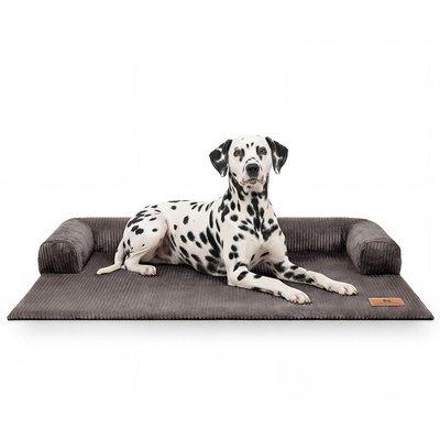 Knuffelwuff Sofaschutz aus Cord Hudson Braungrau Knuffelwuff Sofaschutz aus Cord Hudson Braungrau