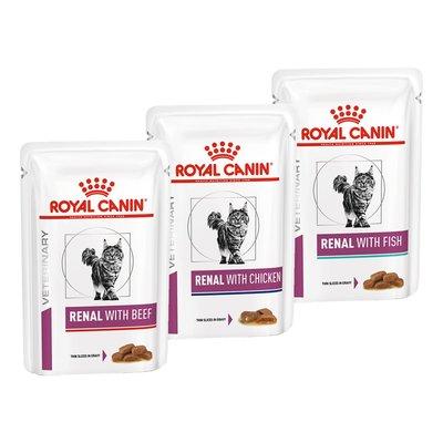 ROYAL CANIN RENAL Feine Stückchen in Sosse Mixpaket 48x85g ROYAL CANIN RENAL Feine Stückchen in Sosse Mixpaket 48x85g