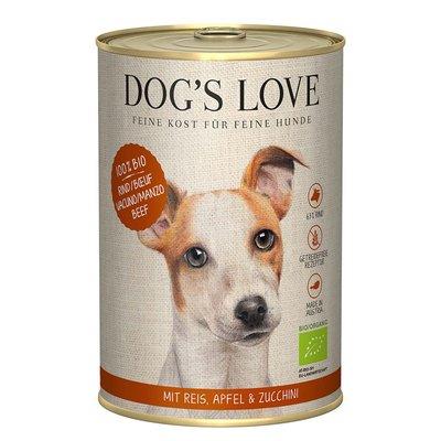 Dog's Love Bio Rind mit Reis, Apfel und Zucchini Dog's Love Bio Rind mit Reis, Apfel und Zucchini