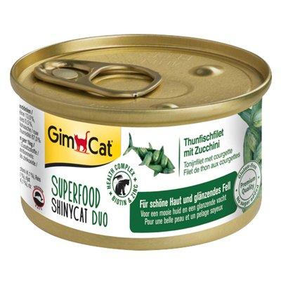GimCat Superfood ShinyCat Duo Thunfischfilet mit Zucchini GimCat Superfood ShinyCat Duo Thunfischfilet mit Zucchini