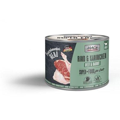 MAC's Cat Feinschmecker Menü Rind und Kaninchen MAC's Cat Feinschmecker Menü Rind und Kaninchen
