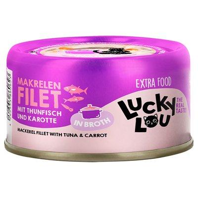 Lucky Lou Extra Food Makrele, Thunfisch in Broth, Dose Lucky Lou Extra Food Makrele, Thunfisch in Broth, Dose