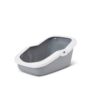 SAVIC Katzentoilette Aseo weiß / grau SAVIC Katzentoilette Aseo weiß / grau