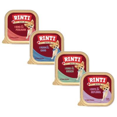 Rinti Gold Mini feine Stückchen Mix 4 Sorten 64x100g Rinti Gold Mini feine Stückchen Mix 4 Sorten 64x100g