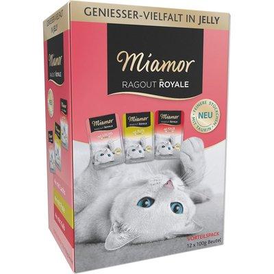 Miamor Ragout Royale Pute, Lachs, Kalb in Jelly Multibox Adult Miamor Ragout Royale Pute, Lachs, Kalb in Jelly Multibox Adult