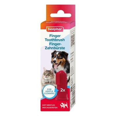beaphar Fingerzahnbürste Hund und Katze 2 St. beaphar Fingerzahnbürste Hund und Katze 2 St.