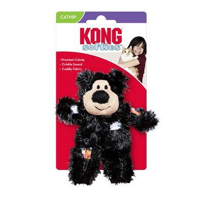 KONG Cat Softies Patchwork Bear Assorted KONG Cat Softies Patchwork Bear Assorted