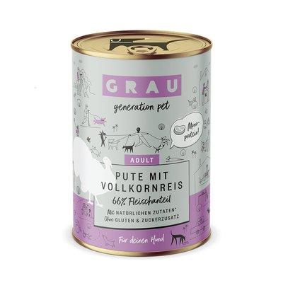 GRAU Hund Adult Pute mit Vollkornreis GRAU Hund Adult Pute mit Vollkornreis