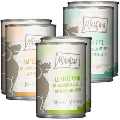MjAMjAM Mixpaket I Huhn&Ente, Rind, Pute 6x400g MjAMjAM Mixpaket I Huhn&Ente, Rind, Pute 6x400g