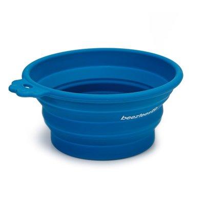 Beeztees faltbarer Silikonnapf blau 17x15cm Beeztees faltbarer Silikonnapf blau 17x15cm