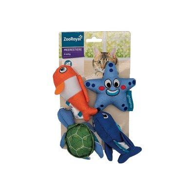 ZooRoyal Meerestiere mit Katzenminze 4er Set ZooRoyal Meerestiere mit Katzenminze 4er Set