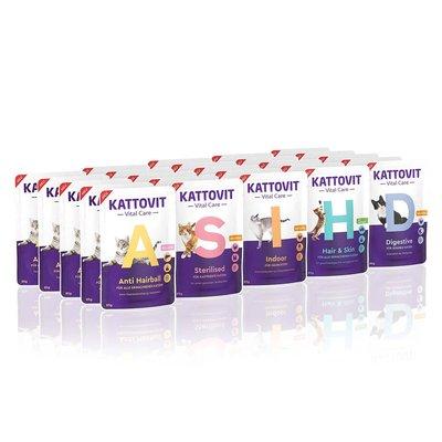 Kattovit Vital Care Probierpaket/Wellnessbox 25x85g Kattovit Vital Care Probierpaket/Wellnessbox 25x85g
