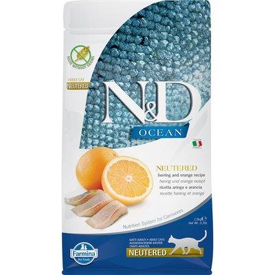 N&D Cat Ocean mit Hering & Orange für kastrierte Katzen N&D Cat Ocean mit Hering & Orange für kastrierte Katzen
