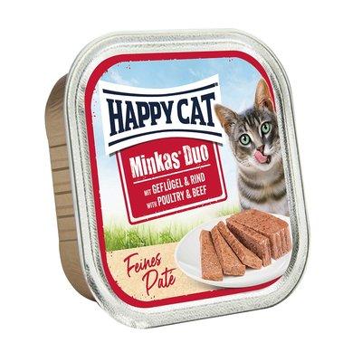 Happy Cat Minkas Duo Geflügel & Rind Paté Happy Cat Minkas Duo Geflügel & Rind Paté