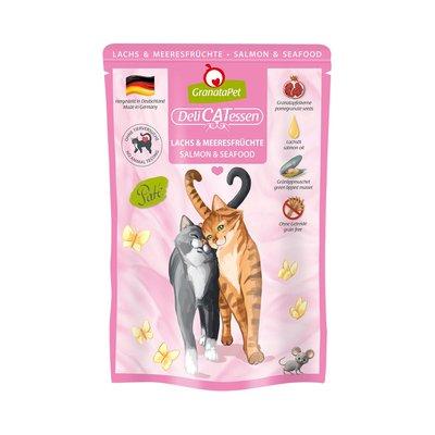 GranataPet Katze - Delicatessen Pouch Lachs & Meeresfrüchte GranataPet Katze - Delicatessen Pouch Lachs & Meeresfrüchte