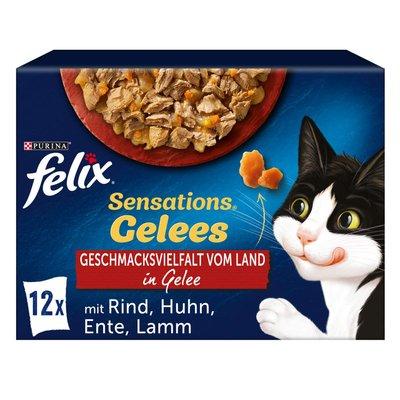 FELIX Sensations Gelees Geschmacksvielfalt vom Land 12x85g FELIX Sensations Gelees Geschmacksvielfalt vom Land 12x85g
