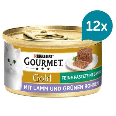 GOURMET Gold Feine Pastete mit Gemüse, Lamm und grüne Bohnen GOURMET Gold Feine Pastete mit Gemüse, Lamm und grüne Bohnen
