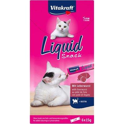Vitakraft LiquidSnack Leberwurst+Biotin 6 Stk Vitakraft LiquidSnack Leberwurst+Biotin 6 Stk