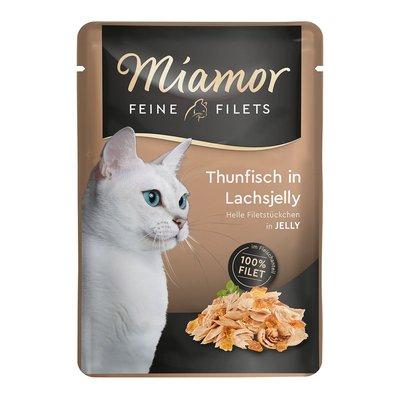 Miamor Feine Filets Thunfisch in Lachsjelly im Frischebeutel Miamor Feine Filets Thunfisch in Lachsjelly im Frischebeutel