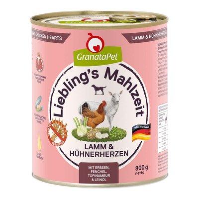 GranataPet Liebling’s Mahlzeit Lamm und Hühnerherzen GranataPet Liebling’s Mahlzeit Lamm und Hühnerherzen