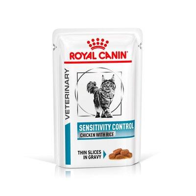 ROYAL CANIN Veterinary SENSITIVITY CONTROL HUHN MIT REIS Nassfutter für Katzen 12x85g ROYAL CANIN Veterinary SENSITIVITY CONTROL HUHN MIT REIS Nassfutter für Katzen 12x85g