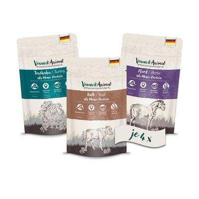 Venandi Animal - Probierpaket II 4xPferd, 4xKalb, 4xTruthahn Venandi Animal - Probierpaket II 4xPferd, 4xKalb, 4xTruthahn