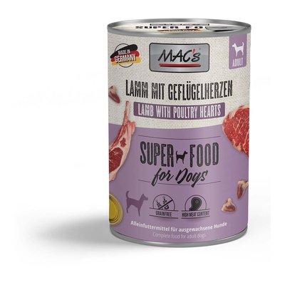 MAC's Dog Lamm mit Geflügelherzen MAC's Dog Lamm mit Geflügelherzen