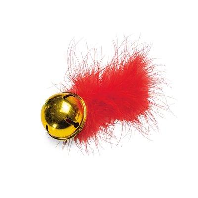 Beeztees Weihnachtsglocke mit Feder Beeztees Weihnachtsglocke mit Feder