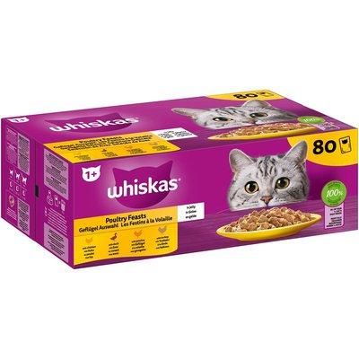 WHISKAS Geflügel Auswahl in Gelee Adult 80x85g WHISKAS Geflügel Auswahl in Gelee Adult 80x85g