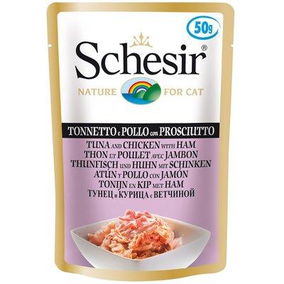 Schesir Cat Thunfisch, Huhn mit Schinken Schesir Cat Thunfisch, Huhn mit Schinken