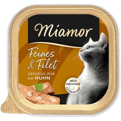 Miamor Feines & Filet Geflügel Pur mit Huhn Miamor Feines & Filet Geflügel Pur mit Huhn