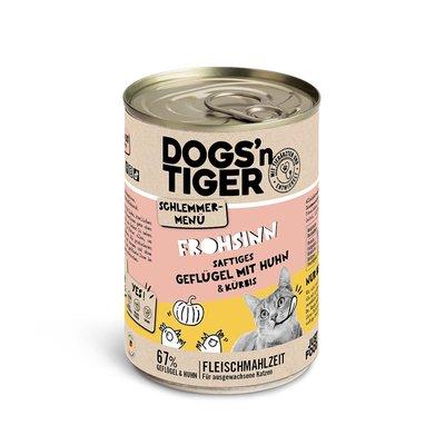 Dogs'n Tiger Schlemmermenü Frohsinn Geflügel & Kürbis Dogs'n Tiger Schlemmermenü Frohsinn Geflügel & Kürbis