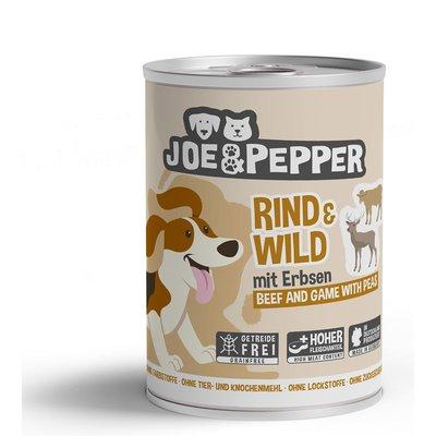 Joe & Pepper Dog Rind & Wild mit Erbsen Joe & Pepper Dog Rind & Wild mit Erbsen
