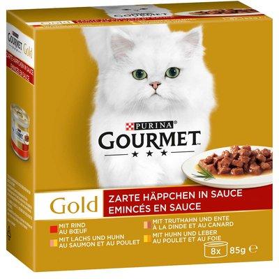 GOURMET Gold Zarte Häppchen in Sauce Mixpaket GOURMET Gold Zarte Häppchen in Sauce Mixpaket