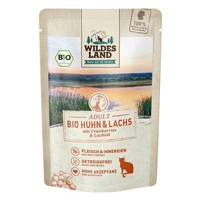 Wildes Land Bio Huhn und Lachs mit Cranberries Wildes Land Bio Huhn und Lachs mit Cranberries