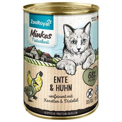 ZooRoyal Minkas Naturkost Ente und Huhn mit Karotten ZooRoyal Minkas Naturkost Ente und Huhn mit Karotten