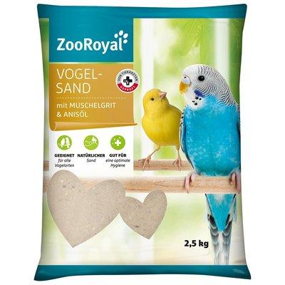 ZooRoyal Vogelsand mit Muschelgrit & Anisöl 2,5 kg ZooRoyal Vogelsand mit Muschelgrit & Anisöl 2,5 kg