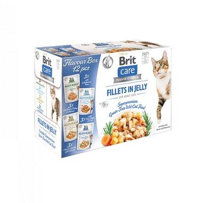 Brit Care Cat Flavour box-Fillet in Jelly Brit Care Cat Flavour box-Fillet in Jelly