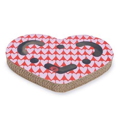 Beeztees Kratzpappe Kratzbox Love Beeztees Kratzpappe Kratzbox Love