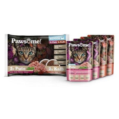 Pawsome Senior Pute & Kalb Mixpack 4x85g Pawsome Senior Pute & Kalb Mixpack 4x85g