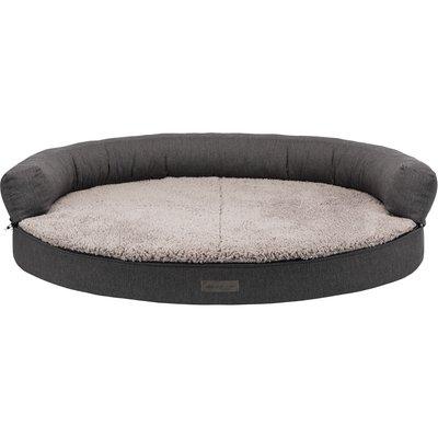 Vital Sofa Bendson, oval, dunkelgrau/hellgrau 100x80 cm | Rückläufer Vital Sofa Bendson, oval, dunkelgrau/hellgrau 100x80 cm | Rückläufer