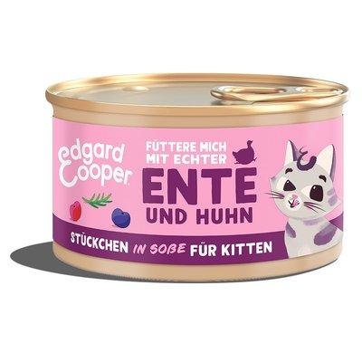 Edgard & Cooper Stückchen in Sauce Kitten Ente und Huhn Edgard & Cooper Stückchen in Sauce Kitten Ente und Huhn