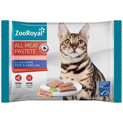 ZooRoyal All Meat Geflügel/Kabeljau und Huhn/Lachs 4x85g ZooRoyal All Meat Geflügel/Kabeljau und Huhn/Lachs 4x85g