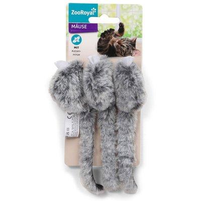ZooRoyal Spielmäuse mit Katzenminze 3er Set ZooRoyal Spielmäuse mit Katzenminze 3er Set