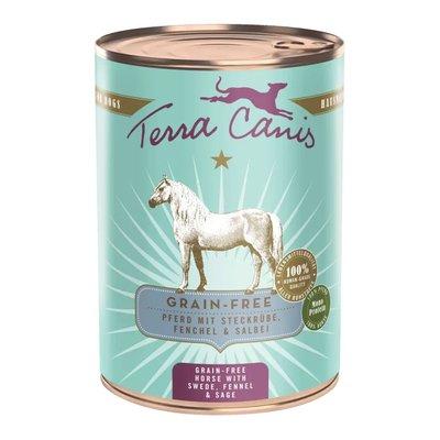 Terra Canis getreidefrei Pferd mit Steckrübe, Fenchel & Salbei Terra Canis getreidefrei Pferd mit Steckrübe, Fenchel & Salbei