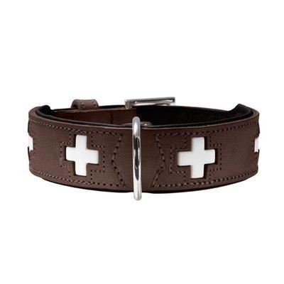 Hunter Halsband Swiss nickel braun/schwarz Hunter Halsband Swiss nickel braun/schwarz