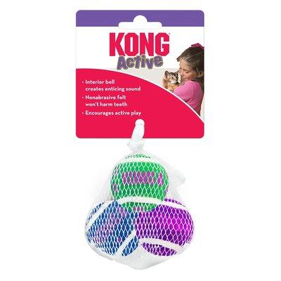 KONG Cat Active Tennis Balls w/Bells KONG Cat Active Tennis Balls w/Bells