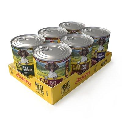 Josera Meat Lovers Adult Pure Multipack 6x800 g Josera Meat Lovers Adult Pure Multipack 6x800 g